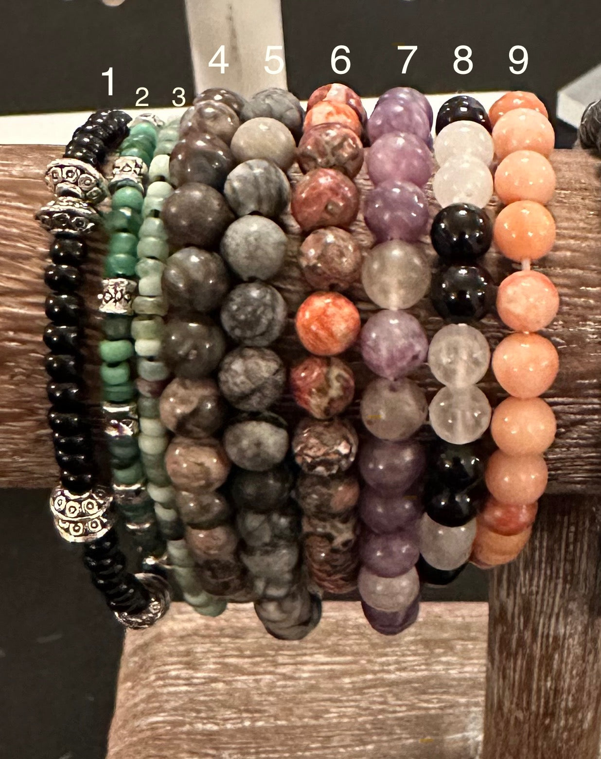 Glass & Rock Bracelets