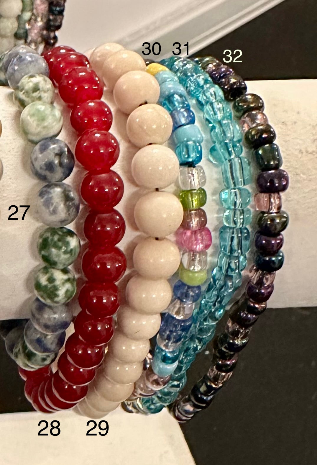 Glass & Rock Bracelets