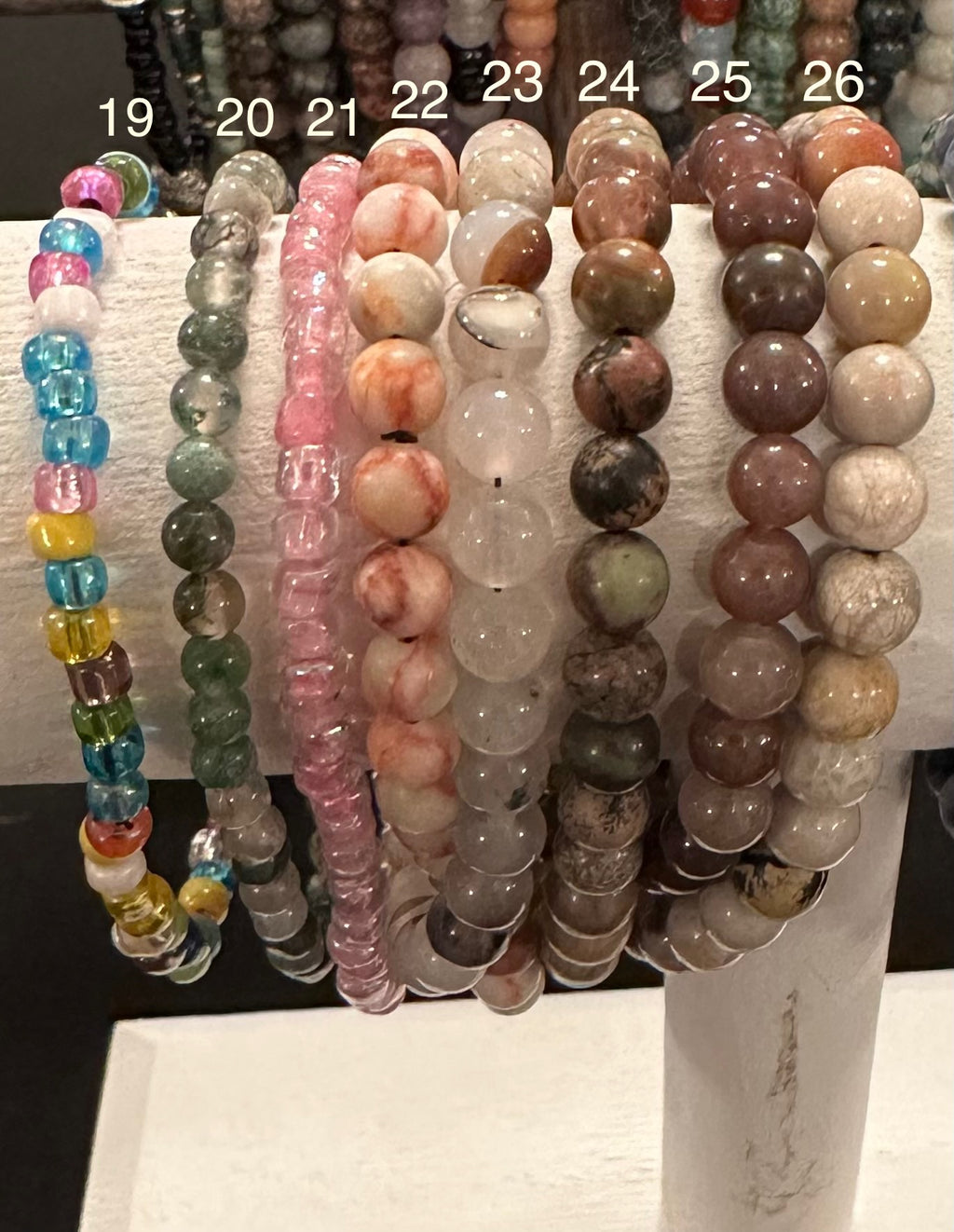Glass & Rock Bracelets