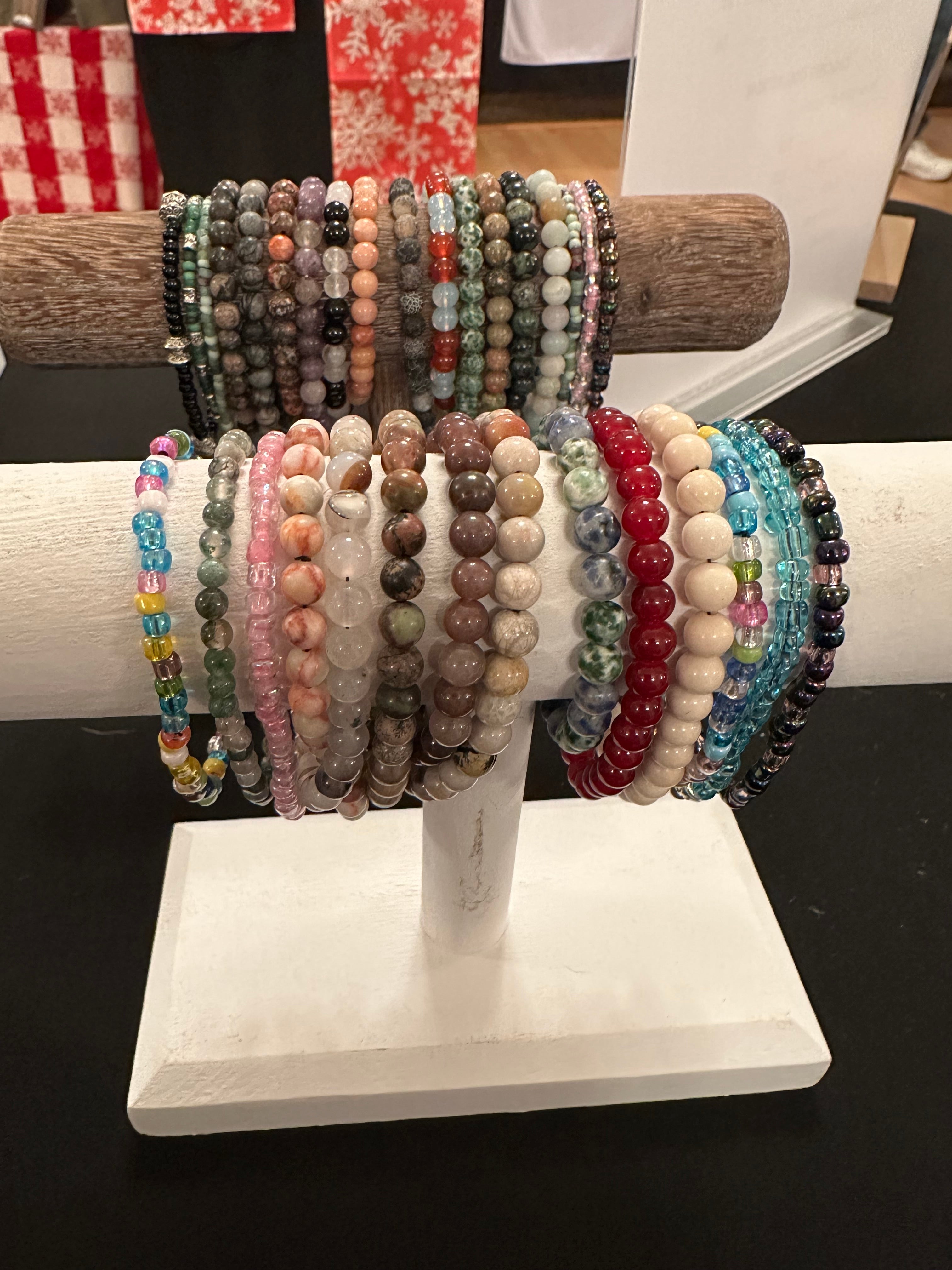 Glass & Rock Bracelets